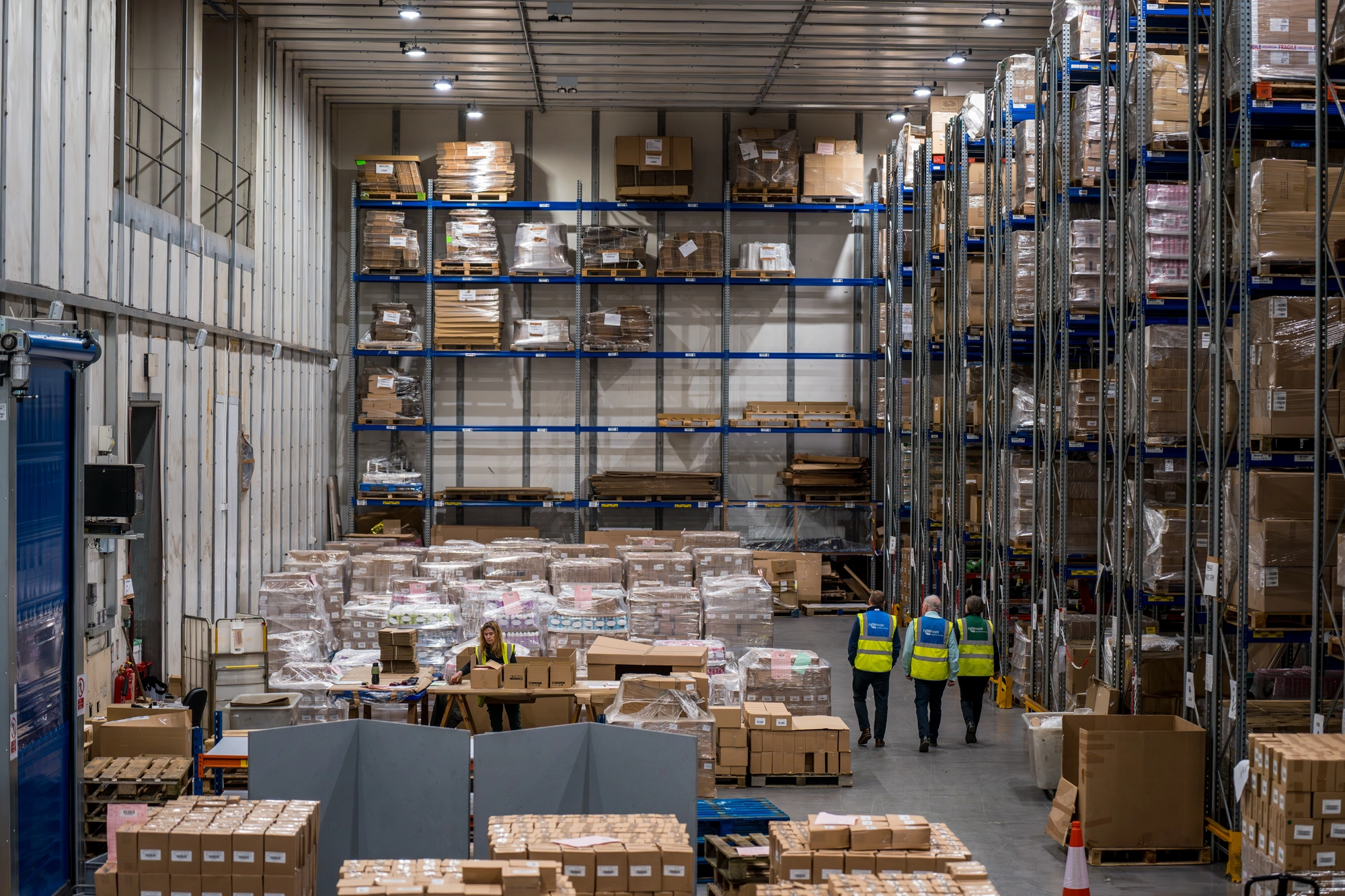 Warehousing and storage facility at Hallmark Consumer Services
