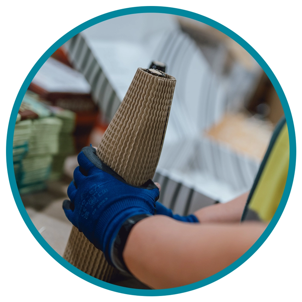 sustainable packaging solutions- bottle in packaging